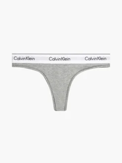 Sale Calvin Klein Thong, , S Grey Heather