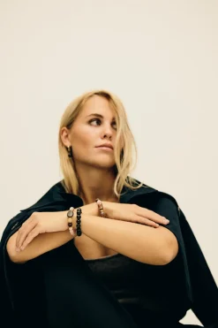 Friihof+Siig Tigereye Creoler,*Dame Øreringe
