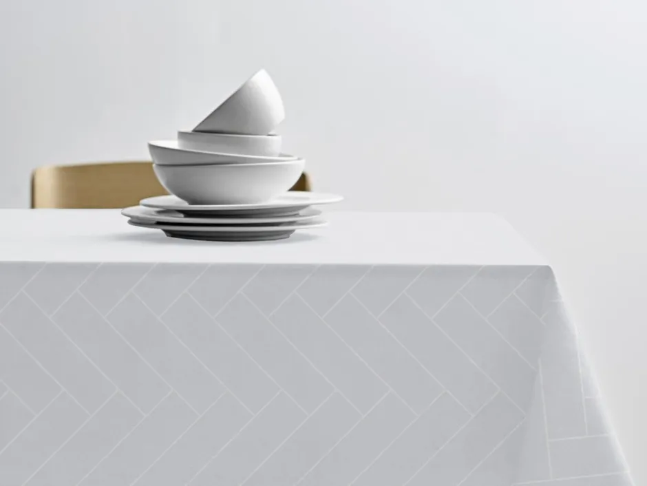 Södahl Tiles Damaskdug, , 140x370 cm* Køkken|Køkkentekstiler