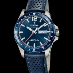 New Festina Titanium 20699 Herreur, , 43 mm Blue