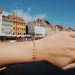 Clearance byBiehl Together Family 4 Armbånd, , 19,5 cm Guld