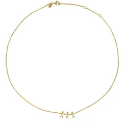 Clearance byBiehl Together Family 3 Halskæde, , 45 cm Gold Plated