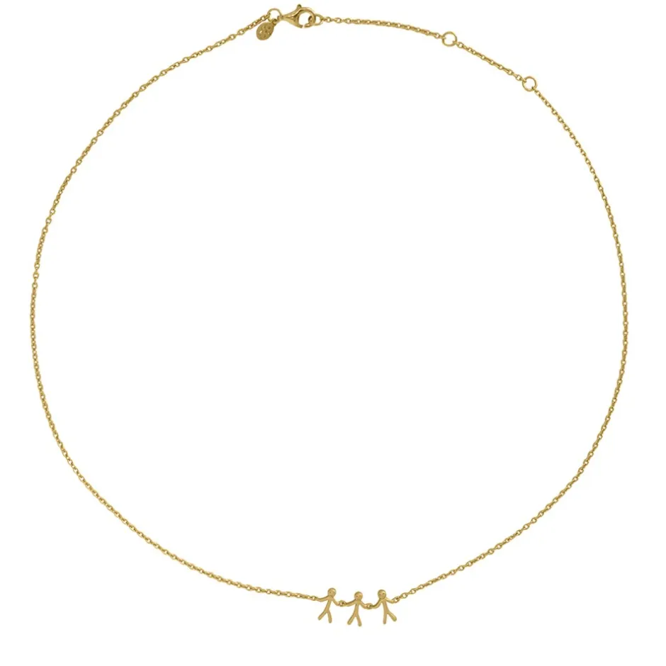 Clearance byBiehl Together Family 3 Halskæde, , 45 cm Gold Plated