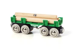 Outlet BRIO Togvogn Med Tømmer
