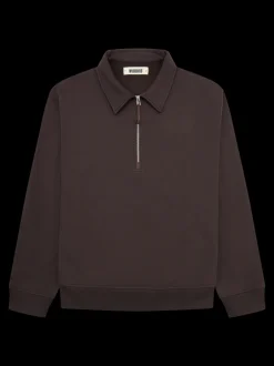 Woodbird Tom Zip Polo Sweatshirt, , S* Sweatshirts & Trøjer