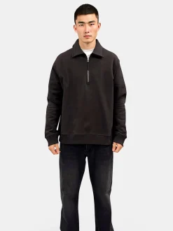 Woodbird Tom Zip Polo Sweatshirt, , S* Sweatshirts & Trøjer