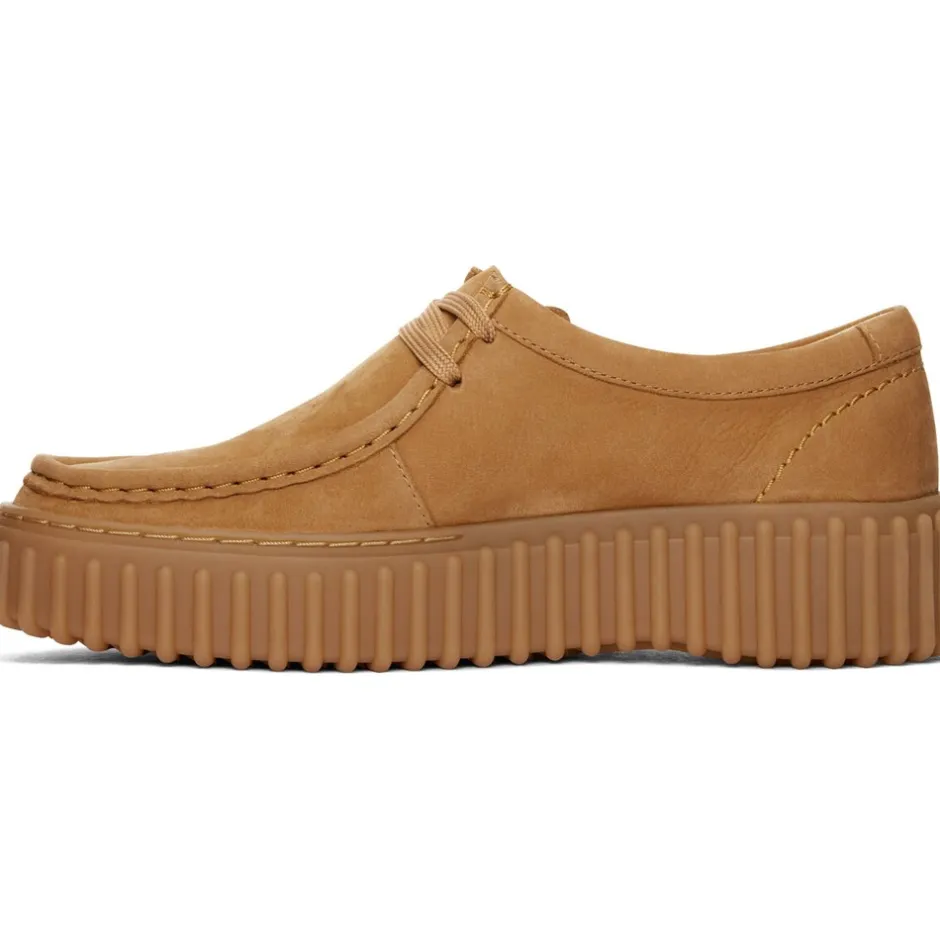 Clarks Torhill Bee D Sko, , 37.5 Light Tan Nubuck
