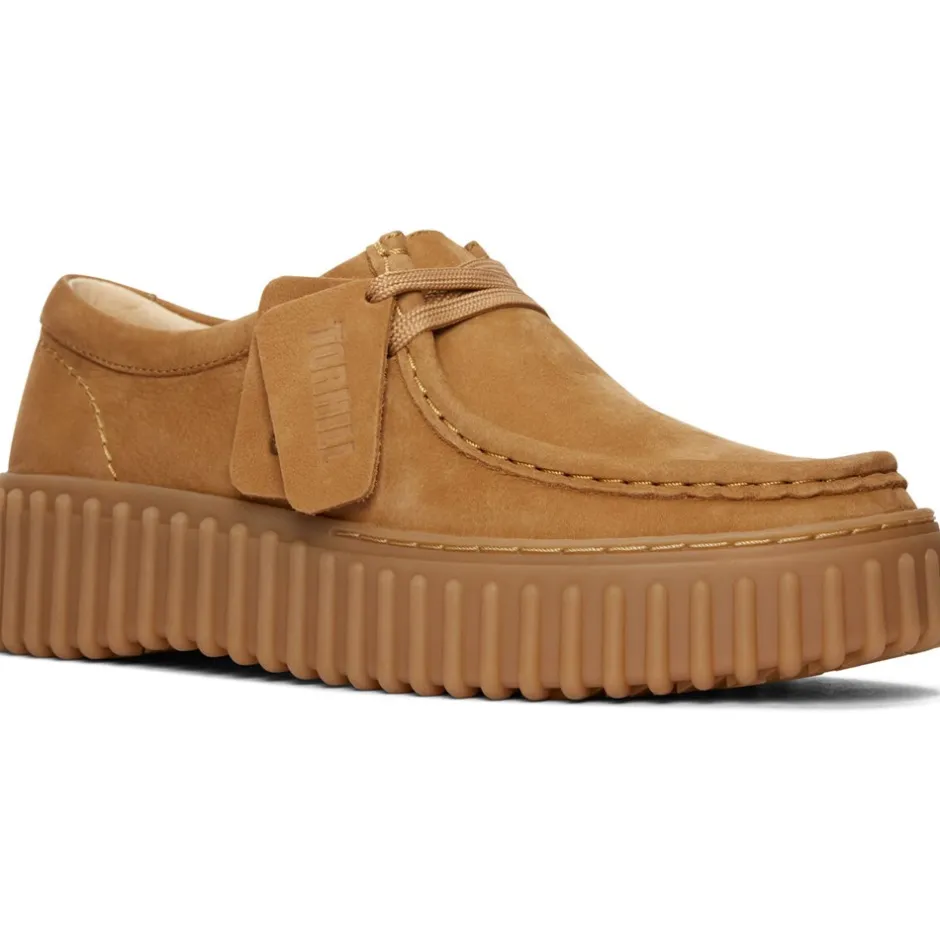 Clarks Torhill Bee D Sko, , 37.5 Light Tan Nubuck