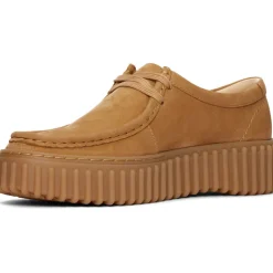 Clarks Torhill Bee D Sko, , 37.5 Light Tan Nubuck