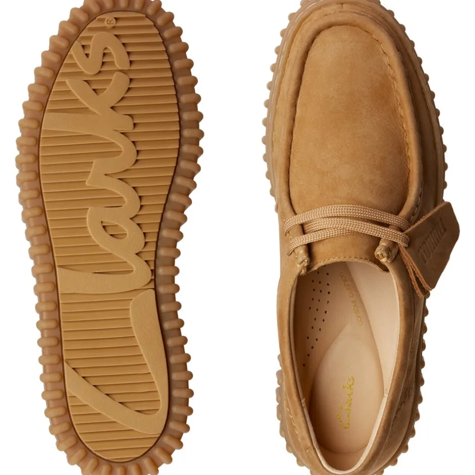 Clarks Torhill Bee D Sko, , 37.5 Light Tan Nubuck