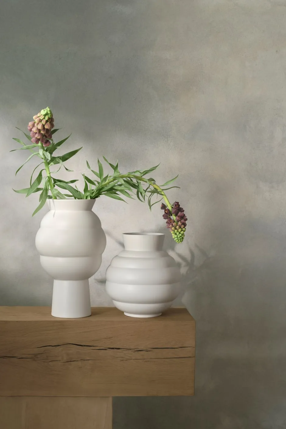 Best Knabstrup Tortus Archie No3 Vase, White