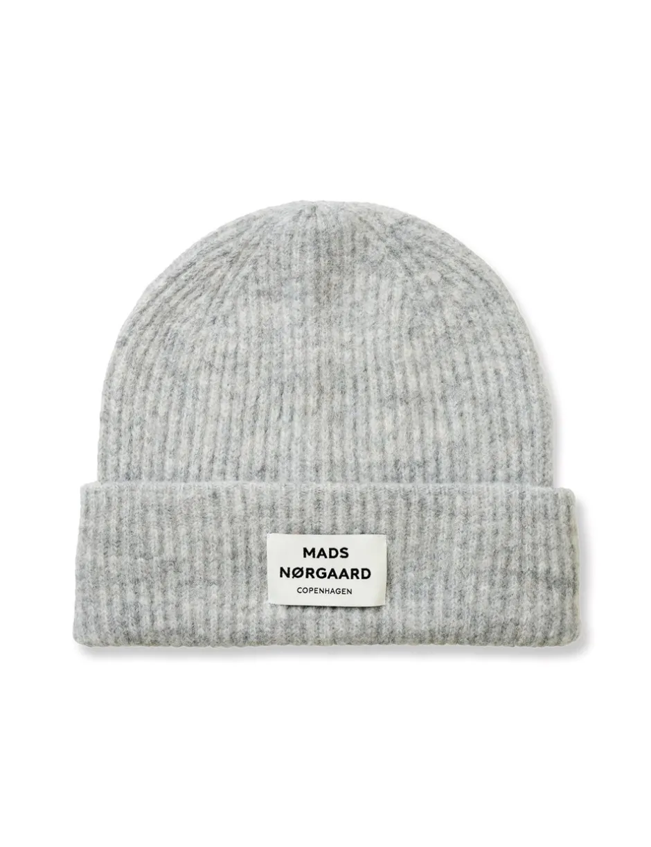 Hot Mads Nørgaard Tosca Anju Hat, Light Grey Melange