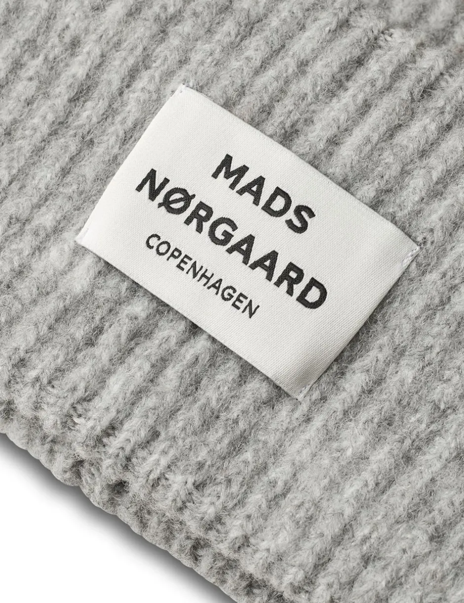 Hot Mads Nørgaard Tosca Anju Hat, Light Grey Melange