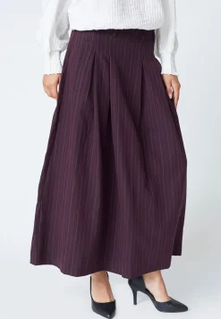 Co'Couture TrinnyCC Pleat Stripe Nederdel, , M*Dame Nederdele