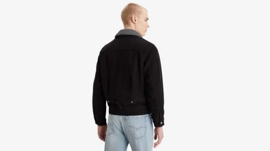 Hot Levi's Trucker Jakke, , L Meteorite Black