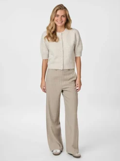 Outlet Neo Noir Trudy Knit Cardigan, , 36 Beige Melange