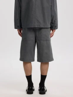 Annarr Trygve Selvedge Denim Shorts, , XL* Shorts