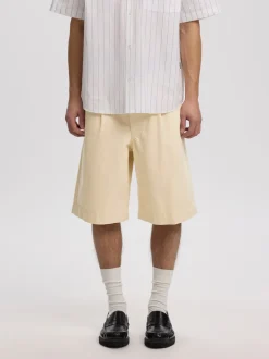 Online Annarr Trygve Selvedge Denim White Shorts, , XL White Denim
