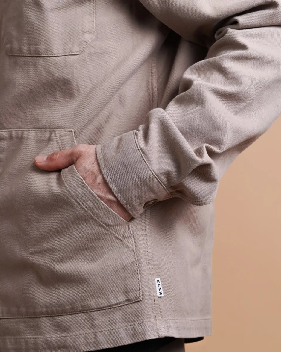 ELSK Twill Men's Overshirt, , S* Overshirts