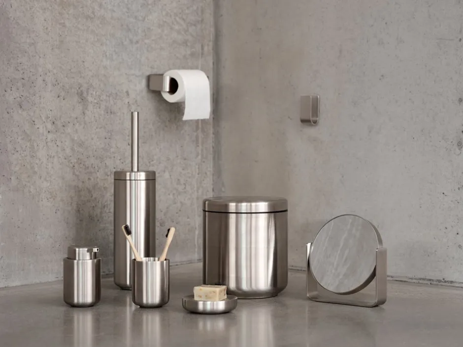 Discount Zone Ume Pedalspand, Brushed Steel