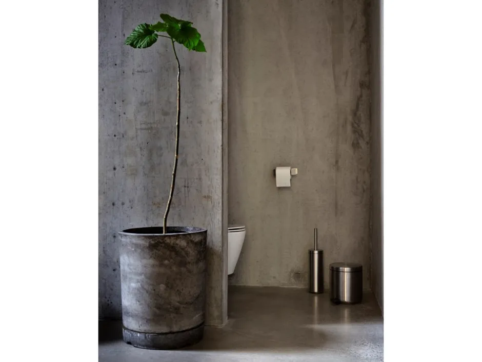Best Zone Ume Toiletbørste, Brushed Steel