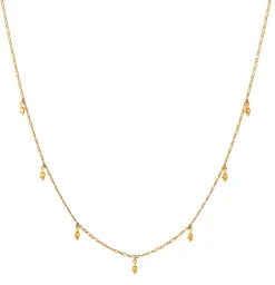 Outlet Maanesten Una Halskæde, , 45 cm Guld