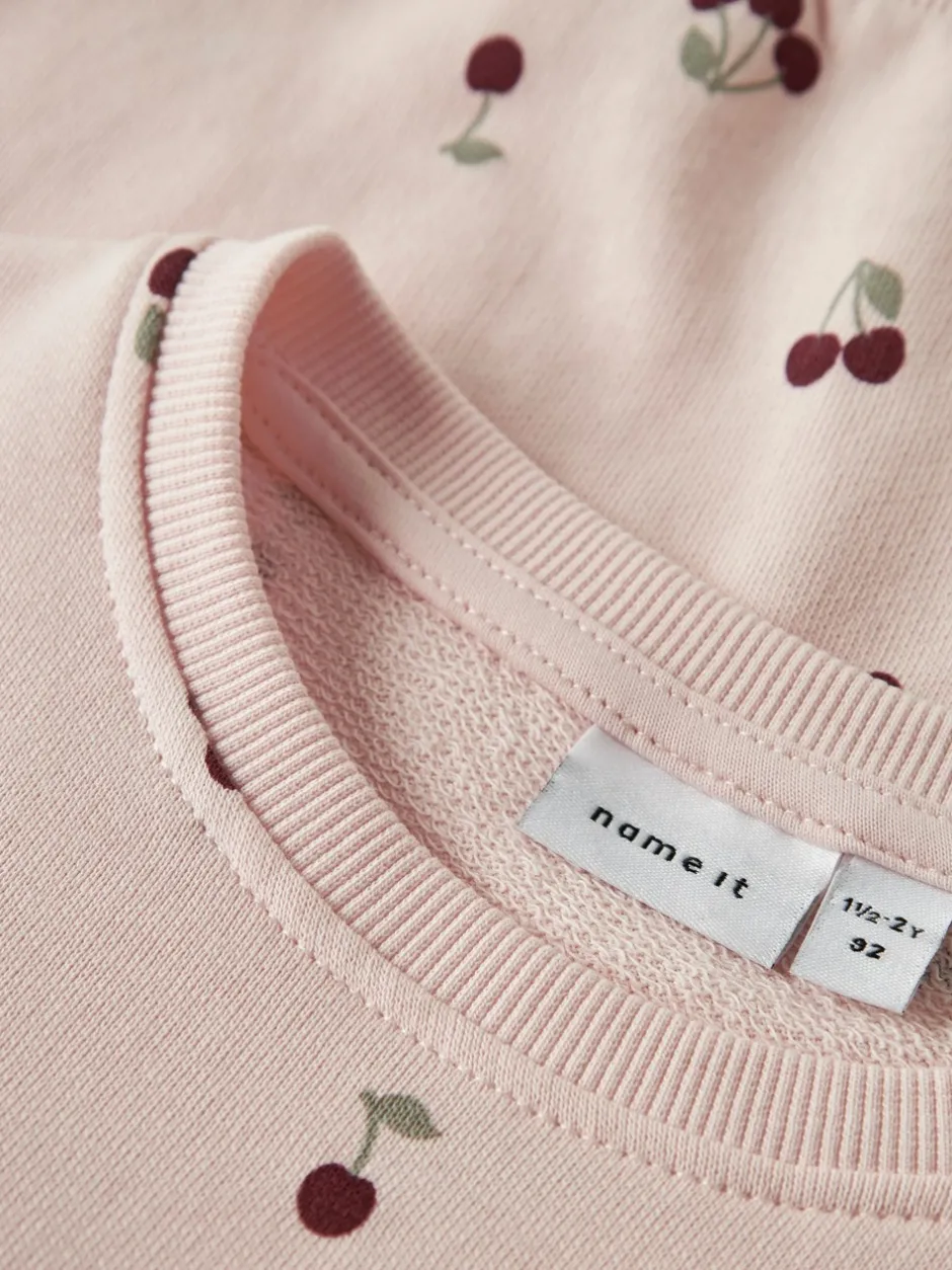 Best Name It Valba Sweatshirt, , 92 cm Crystal Pink