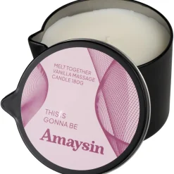 Amaysin Vanilje Massagelys* Tilbehør|Sexlegetøj