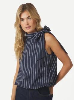 Neo Noir Veda Double Stripe Top, , 38*Dame T-Shirts & Toppe