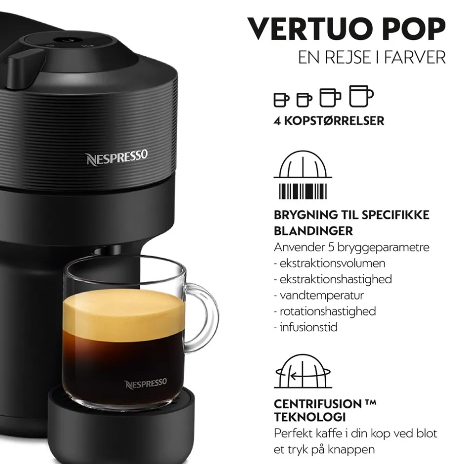 Nespresso Vertuo Pop Kaffemaskine,* Køkkenmaskiner