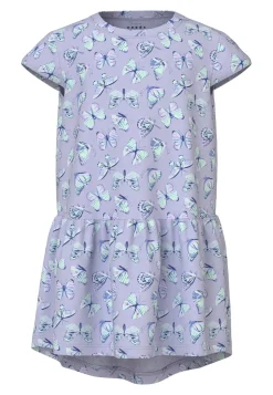 Online Name It Vigga Kjole, , 92 cm Purple Heather Butterflies