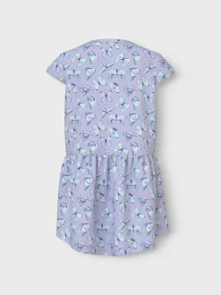 Online Name It Vigga Kjole, , 92 cm Purple Heather Butterflies