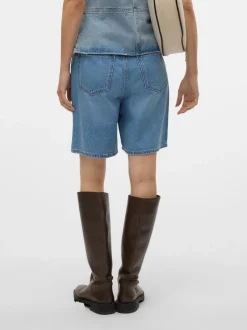 Hot Vero Moda Villa Bermuda Denimshorts, , L Light Blue Denim