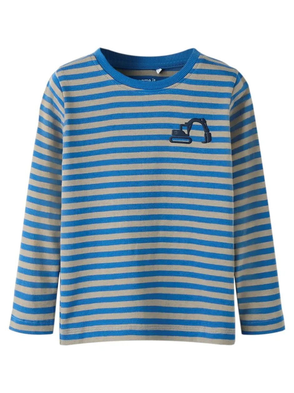 Hot Name It Villy Langærmet T-shirt, , 98 cm Delft