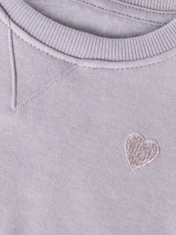 Best Name It Vima Sweatshirt, , 104 cm Lavender Gray