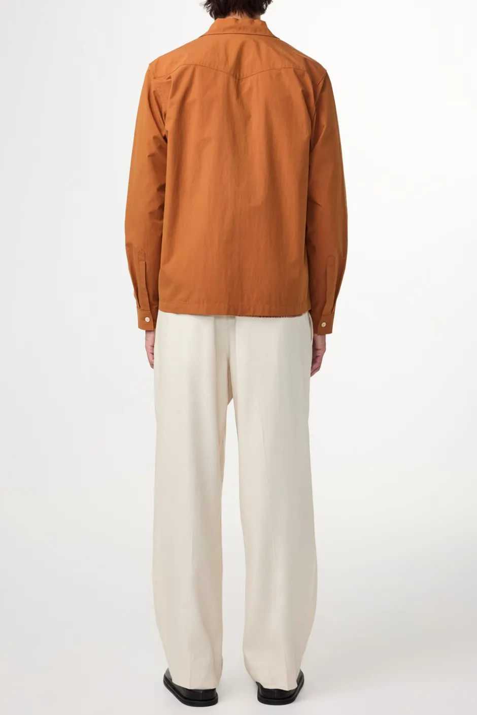 Discount NN. 07 Virgil Zip Overshirt, , S Caramel
