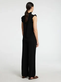 Selected Women Viva Sun Ruffle Bluse, , 36*Dame Bluser & Skjorter