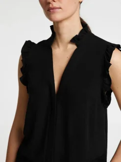 Selected Women Viva Sun Ruffle Bluse, , 36*Dame Bluser & Skjorter