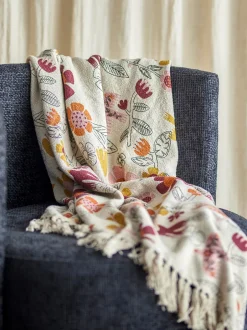 Bloomingville Vivelle Plaid, , 130x160 cm* Plaider