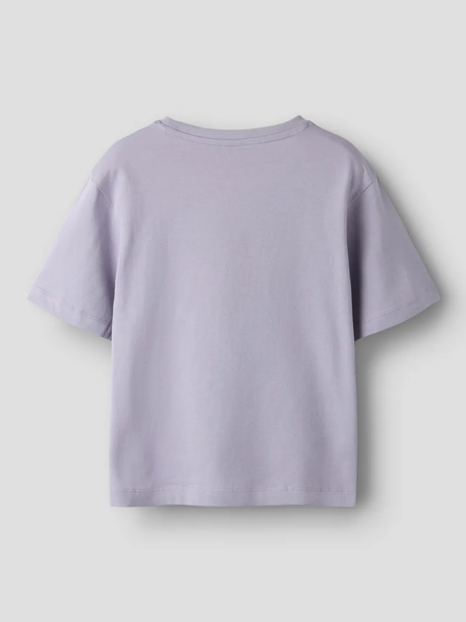 Best Name It Votea T-shirt, , 122-128 cm Lavender Gray Stay Chic