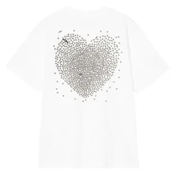 Best Carhartt WIP W' Hearts of Hartts T-shirt, , S White