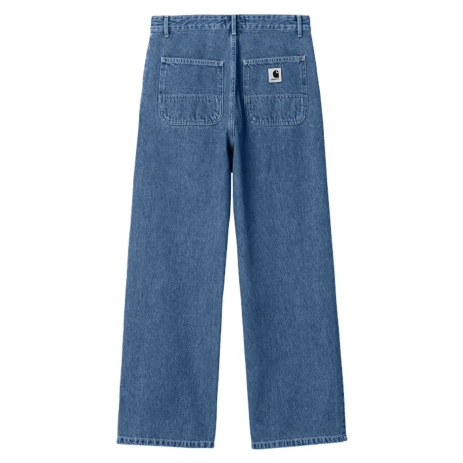 Sale Carhartt WIP W' Simple Bukser, , 26 Blue (Stone Washed)