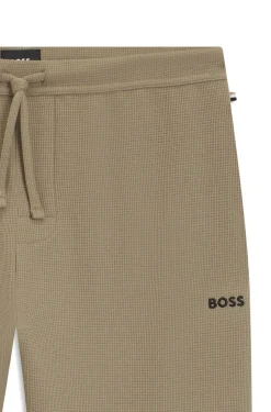 Boss Black Waffle Pyjamas Bukser, , XXL Open Brown