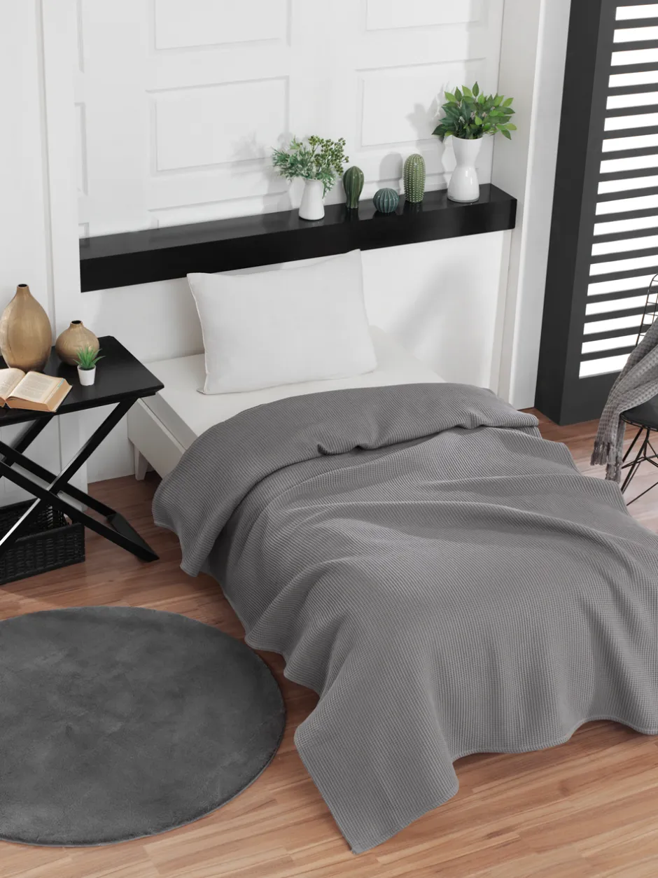By Skagen Waffle Sengetæppem , 140x220 cm* Sengetæpper