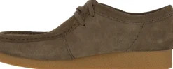 Best Clarks WallabeeEVO G Sko, , 45 Dark Olive Suede