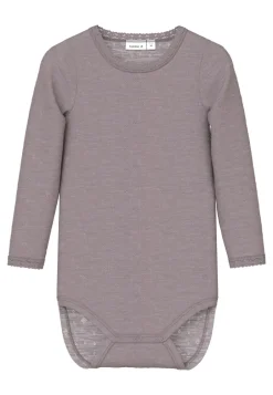 Name It Wang Wool Needle Body, , 98 cm*Børn Bodies & Heldragter
