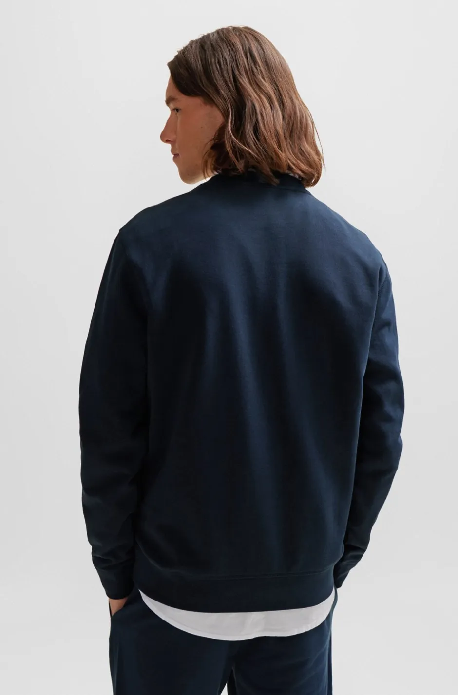 Discount Boss Orange Westart Sweatshirt, , S Dark Blue
