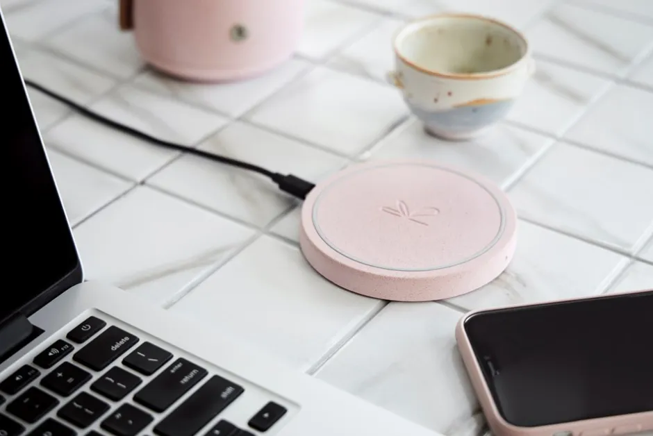 New Kreafunk wiCHARGE Stone Oplader, Dusty Rose