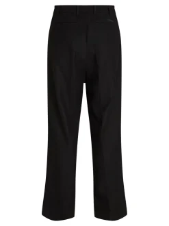 New Calvin Klein Wool Wide Leg Bukser, , W32/L32 Ck Black
