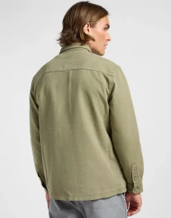 Sale Lee Workwear Overshirt, , S Mercantile Green